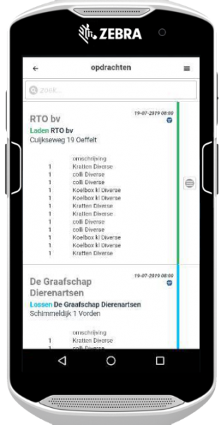 Opdrachten - MobiScout Mobile